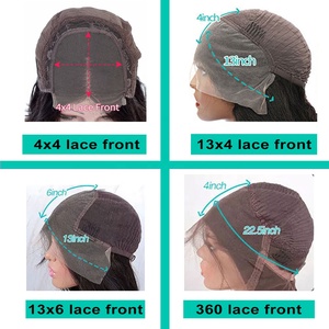 Perruque Lace Front Wig lisse 13x4, perruques Lace Frontal Transparent pour femmes <span class=keywords><strong>Auburn</strong></span> Brown, perruques de cheveux humains #33 - Product Image 6