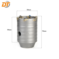 Scies cloches DT 50 mm en acier au tungstène pour béton, blocs de ciment, briques, roches, planches, murs, pour tuyaux ou lignes de mini-split