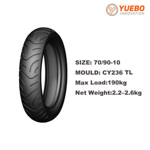 Pneumatico Moto Tubeless Nuovo 70/90-10 per Scooter Leggero 50-125cc con Garanzia 10000KM - Product Image 1