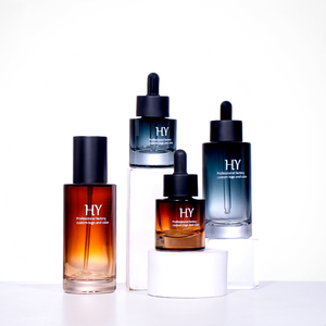 Flacone di vetro cosmetico personalizzabile con pompa/contagocce-30ml, <span class=keywords><strong>50ml</strong></span>, 100ml-vetro smerigliato ricaricabile, imballaggio ecologico - Product Image 6