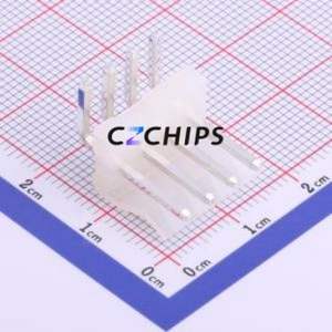 M3961R-04P Wire-to-Board Pin Header Bent Lead Through Hole,P=3.96mm Connector 1x4P 3.96mm Right Angle Insert CH - Product Image 1