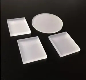Vidros de placa de sílica fosca fosca óptica personalizada de fábrica