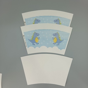 Eco-friendly <b>Paper</b> Cup Fan with Custom Design <b>Paper</b> Cup Raw Material for Coffee Cups - Product Image 1