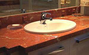 Losas de mármol para decoración de interiores, producto nuevo, Rosso español, Rojo, alicates - Product Image 5