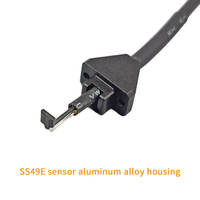 Conector Divisor Macho-Hembra M8 de 3 Pines para Sensor SS49E, Cable con Enchufe Impermeable