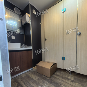 Remorque sanitaire de luxe à 2 postes avec lavabo, toilettes chimiques portables pour camping - Product Image 6