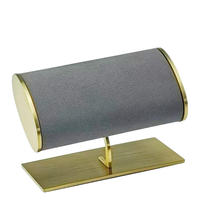 Support de présentation de bijoux en acier inoxydable exquis pour montres, organisateur de bracelets de luxe, présentoir