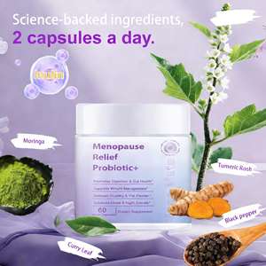 उच्च गुणवत्ता वाली महिला रजोनिवृत्ति प्रोबायोटिक्स कैप्सूल पाचन सहायता और आंत स्वास्थ्य के लिए 60 गिनती प्रतिदिन 2 कैप्सूल - Product Image 4