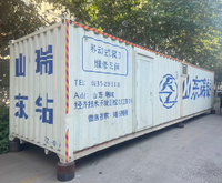 Conteneur de réparation mobile pour fraises de tunneling entièrement équipé |   Atelier de maintenance préfabriqué sur site pour machine de forage de tunnels