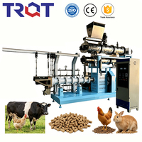Extrudeuse d'aliments pour poissons, machine à granulés d'aliments pour poissons flottants commerciaux, ligne de transformation d'aliments pour poissons riches en protéines