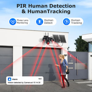 Caméra de sécurité solaire extérieure sans fil AOV intelligente AI Wifi 4G PTZ avec emplacement pour carte SIM et surveillance CCTV - Product Image 5