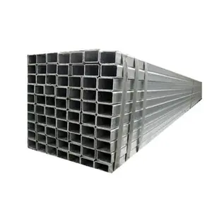 Factory Direct Sales Rectangular Galvanized Tubing High Strength Q235A Q235B Galvanized Steel Square Pipe