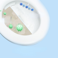 FF6183 Désodorisant et nettoyant WC suspendu pour salle de bain, blocs de nettoyage WC à parfum longue durée