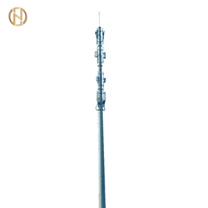 Nhà máy 25M 40m Chiều cao Mạng di động GSM thông tin liên lạc monopole cơ sở trạm viễn thông sắt Wifi Antenna tháp tín hiệu - Product Image 5