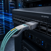Nuevo Módulo Transceptor Óptico Multimodo Cisco QSFP 40G SR BD 40G QSFP28 BiDi LC Dúplex 150m OM4 MMF para Centro de Datos