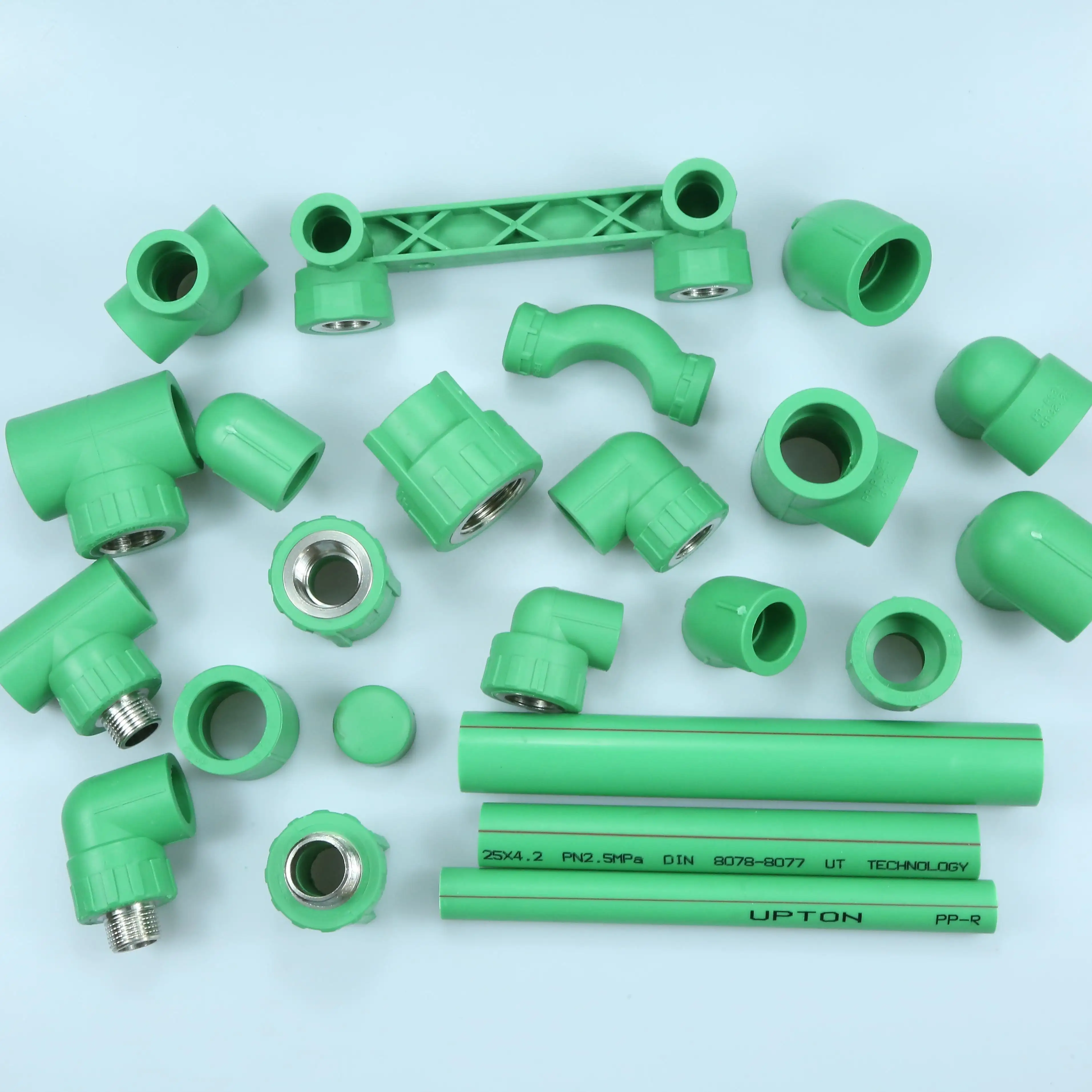 Standard Water Threaded Plastic Pex Composite Plumbing Ppr Pipe Pp-r Fittings Gate Connector Suppliers Seated Degree Elbow