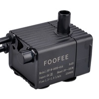 FOOFEE 5V 12V 24V Petite Pompe À Eau Hmax 0.15-1M Mini Pompe À Moteur Submersible pour Climatisation Refroidisseur D'air Humidificateur