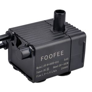 FOOFEE 5V 12V 24V Petite Pompe À Eau <span class=keywords><strong>Hmax</strong></span> 0.15-1M Mini Pompe À Moteur Submersible pour Climatisation Refroidisseur D'air Humidificateur - Product Image 1