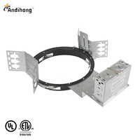 10 pouces Design moderne LED Architectural Commercial Retrofit Downlight Nouveau cadre de Construction avec supports décoratifs d'hôtel