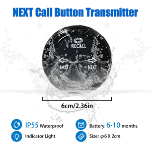 Sistema de Gestión de Colas 3 en 1 con Pantalla <span class=keywords><strong>LED</strong></span>, Dispensador de Tickets y Control Remoto de Mostrador para Banco - Product Image 5