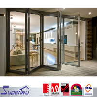 Interior Frameless Glass Sliding Door System Commercial Meeting Room Office Mall Frameless Glass Partition Wall Accessories