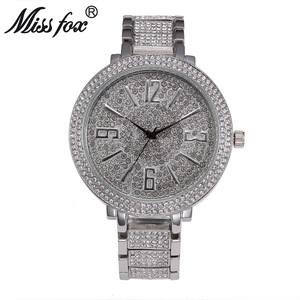 Reloj de Aleación con Diamantes Incrustados y Esfera Grande para Hombre, Elegante y Lleno de Diamantes. - Product Image 2