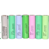 Baterías de Iones de Litio Cilíndricas OEM 3.7V 18650 de 1800mAh, 2000mAh, 2600mAh, 3000mAh, 4000mAh, Batería Recargable de Iones de Litio 18650