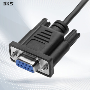 Câble adaptateur convertisseur Cantell 15cm B9 9 broches femelle RJ45 femelle, extension RS232, résolution 1080p, PVC, transfert de données rapide - Product Image 5