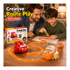 Pocket Size <b>Slime</b> Track Car Rapid Charging Circular Motion Curve Builder Office Break Unwinding Seasonal Giveaway Item - Product Image 4