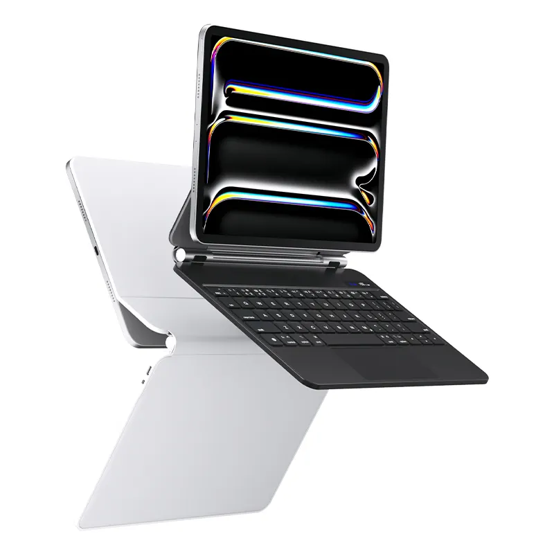 Чехол для клавиатуры Ipad Pro Air 4 5 6 10,9 11 12,9 13 дюймов с сенсорной панелью и трекпадом