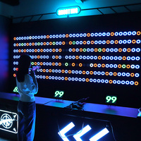 Jeu de tir au laser interactif à louer pour événements, mur de cibles LED pour centre commercial, salle de jeux, team building d'entreprise