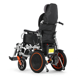 Silla de Ruedas Eléctrica de Alta Resistencia con Freno Electromagnético Todoterreno Inteligente de Calidad, Respaldo Alto Reclinable Manualmente, Acero al Carbono - Product Image 4