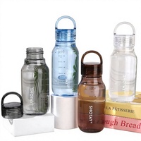 Sport-Wasserflasche aus Tritan, Tragbare Outdoor-Reise-Fitness-Trinkflasche