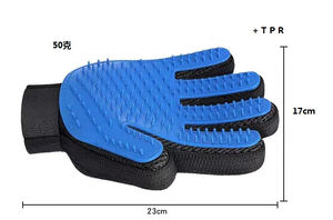 6ピース動物多機能プラスチックネイルクリッパーファイルフリーコーム脱毛ブラシセット犬猫ペットグルーミングツールキット - Product Image 3