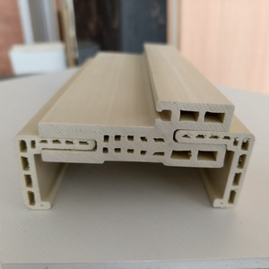 Vendita calda prezzo più economico Wpc foglio di Pvc pellicola Wpc porta telaio materie prime per uso interno porta - Product Image 2