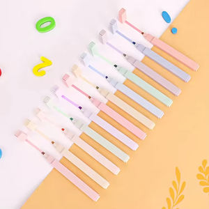 OEM Custom Low Moq <strong>Highlighter</strong> Rectangular Marker Cheap Macaron Pastel Colors <strong>Highlighter</strong> Pen Set - Product Image 5