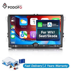 วิทยุติดรถยนต์ Podofo สำหรับ Volkswagen/VW/Skoda/Seat ขนาด 9 นิ้ว 4+64G ระบบ Android รองรับ Wireless Carplay และ Android Auto พร้อม GPS WIFI ขายส่ง - Product Image 1