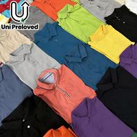 Bales Pakaian Bekas F11 Grosir Unisex Second Hand Kaos Katun Ukay Bales Berkualitas Tinggi Kaos Polo Modis