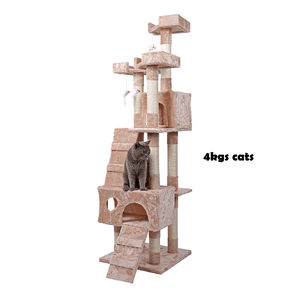 All'ingrosso negozio di animali prodotti grande gatto casa sull'albero torre con giocattoli musi per piccoli sport di arrampicata - Product Image 5