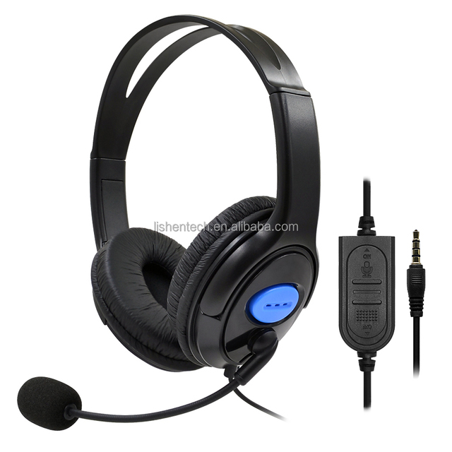 Wholesale Office Call Center Headset USB 3.5mm Jack Office Wire Headphones With Mic Mute Call Center Headsets PC Skype Laptop