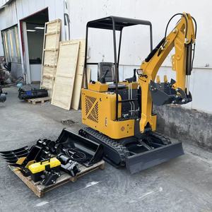 Excavadora Pequeña de 1.5 Toneladas en Oferta, con Motor de Alta Eficiencia de 19KW, Orugas de Goma para Cuidado del Césped y Uso Agrícola, Garantía de un Año - Product Image 2