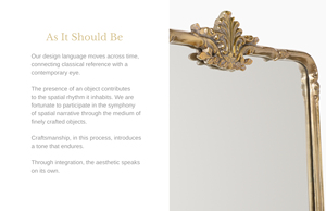 Belle epoque, làm bằng tay cổ điển mặc quần áo gương kiểu Pháp trang trí sàn Chiều dài gương cho biệt thự nhà và khách sạn - Product Image 3