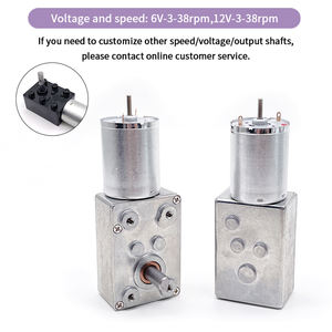 고토크 12v 24v 볼트 DC 웜 기어 모터 마이크로 전기 브러시 DC 모터 - Product Image 6