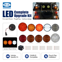 Kit de 10 feux LED ambre, rouges et clairs pour feux de positionnement avant et arrière, feux stop, feux de recul, feux antibrouillard et feux latéraux pour Land Rover Defender 90 110 1983-2016