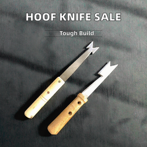 CE Aprovado Equipamento Veterinário Alemão L-Sickle Horse Hoof Faca com Ear Tag Propriedade - Product Image 5
