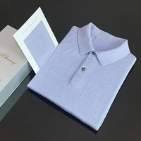 Chemises polo pour hommes MTM, couleur blanche, coupe ajustée, en soie, pour le golf, design basique