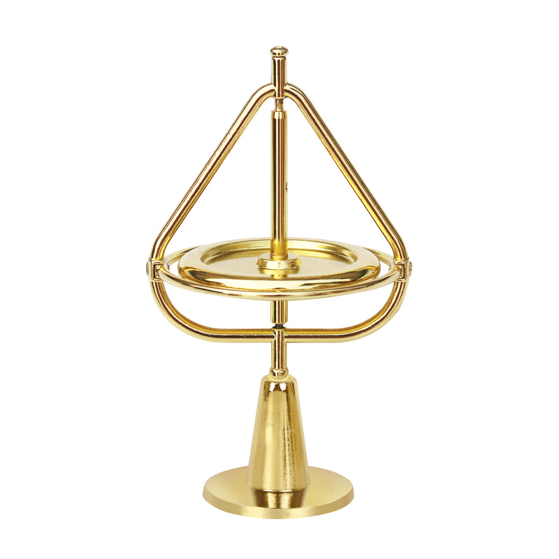 Giroscopio de tercera generación dorado.