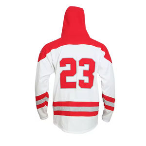 Sweat-shirts d'hiver personnalisés pour jeunes joueurs de hockey sur glace américain, équipe du Canada, sublimation, uniformes de hockey, vêtements - Product Image 3