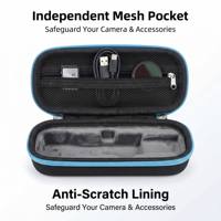 Vente en gros usine : Étui de transport pour Pocket 3, durable, en nylon 900D, avec fermeture éclair, résistant à l'eau, antichoc, pochette de protection moulée 1:1