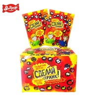 Wholesale Black Chewy Fruity Candy Soft Sweets with Sour Chewing Flavor Box Packaging